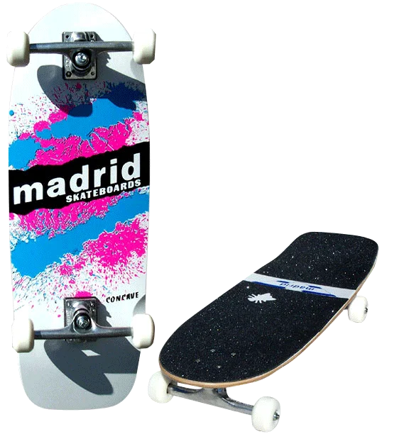 Kids' Skateboard-Madrid Explosion Model Complete Skateboard In White