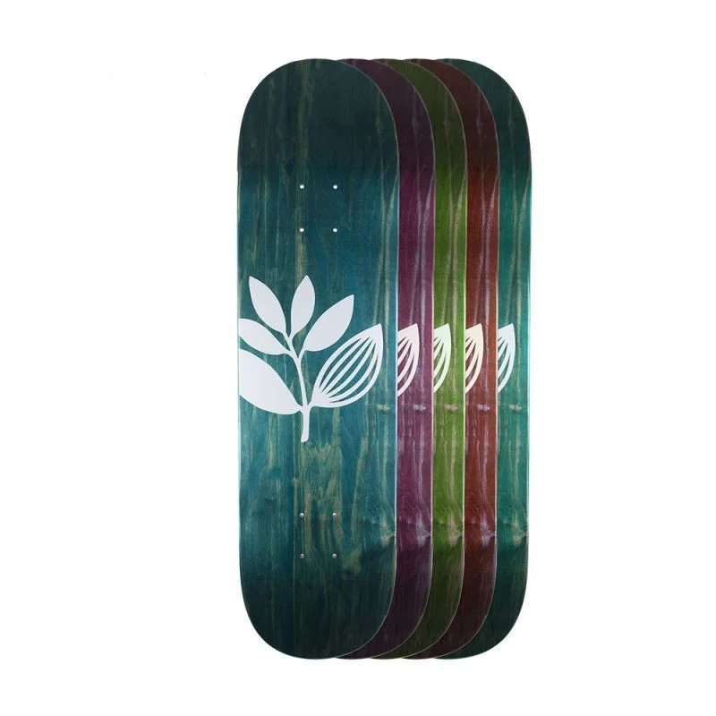 Skateboard Deck for Concrete Jungle Rides-Magenta Big Plant Team Board Skateboard Deck - 8.25"