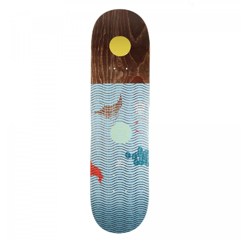 Skateboard Deck with Classic Skater Vibe-Magenta Glen Fox Deep Series Skateboard Deck - 8.25"