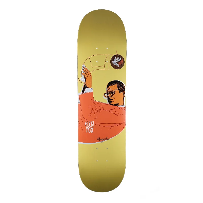 Skateboard Deck for Multi-Use Applications-Magenta Glen Fox Free Jazz Skateboard Deck - 8.0"