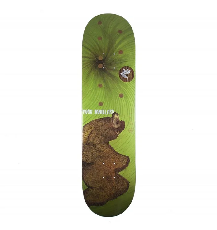 Skateboard Deck with Pro-Endorsed Design-Magenta Hugo Maillard Camel Zoo Serie Board  Skateboard Deck - 8.125"