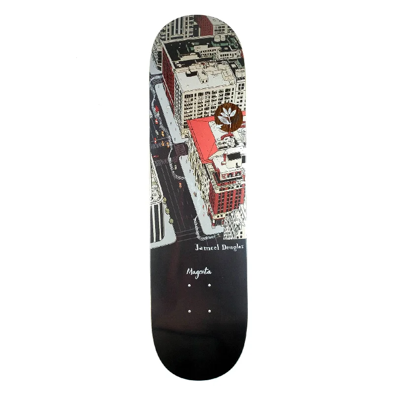 Skateboard Deck with Stiff Profile-Magenta Jameel Douglas City Jazz Board (Steep) Skateboard Deck - 8.5"