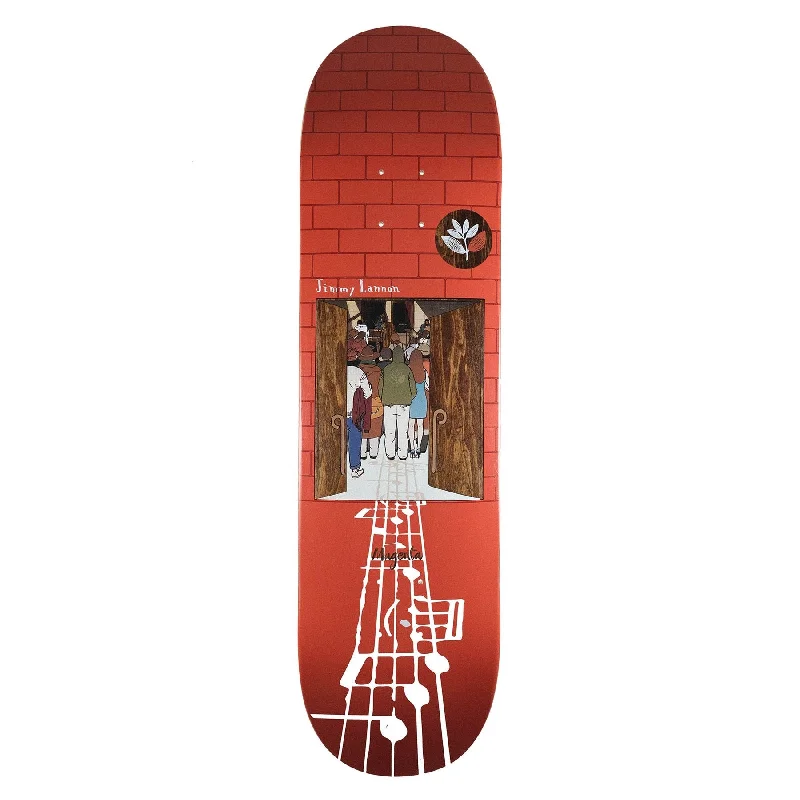 Skateboard Deck with Medium Concave-Magenta Jimmy Lannon City Jazz Board (Steep) Skateboard Deck - 8.25"