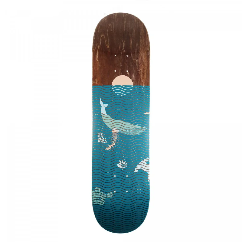 Skateboard Deck with Expert-Level Design-Magenta Leo Valls Deep Series Skateboard Deck - 8.25"