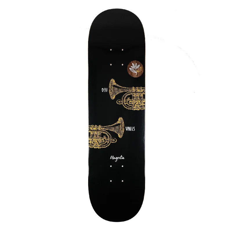 Skateboard Deck with Custom Design-Magenta Leo Valls 'Jazz' Skateboard Deck - 8.25"