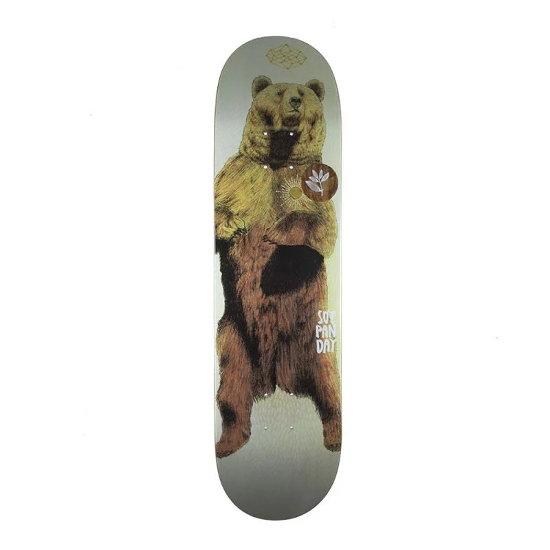 Skateboard Deck for Parkour Skaters-Magenta Soy Panday Zoo Serie Board  Skateboard Deck - 7.75"