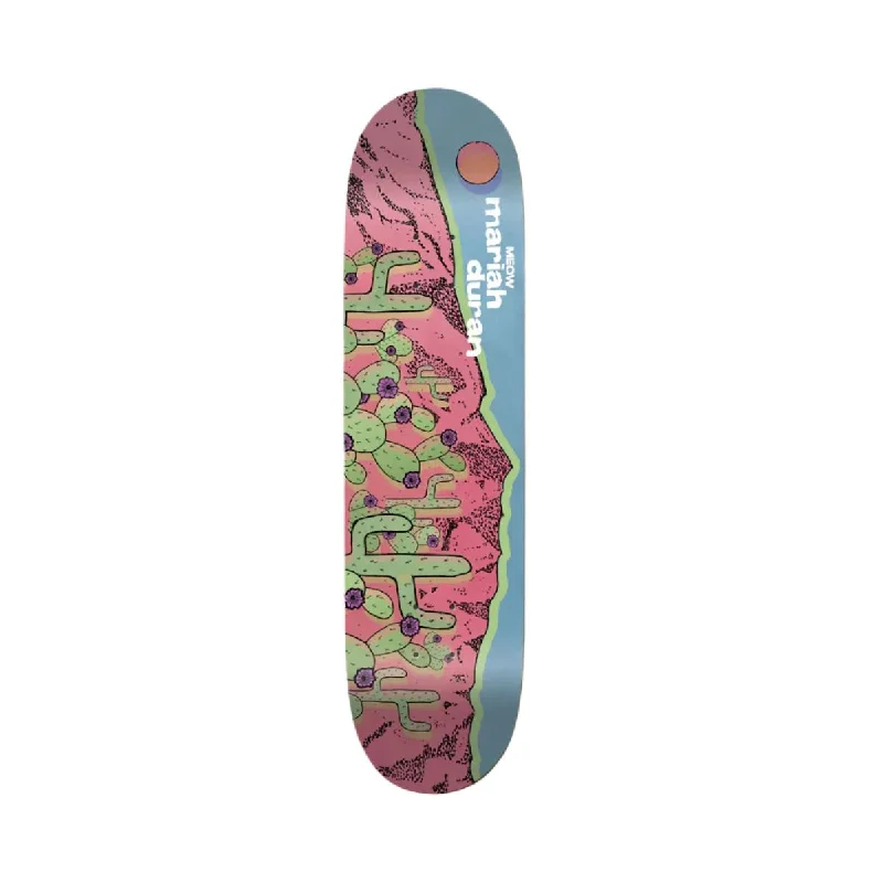 Skateboard Deck for Lifestyle Riders-Meow Mariah Duran Sandia Skateboard Deck Sandia 8"