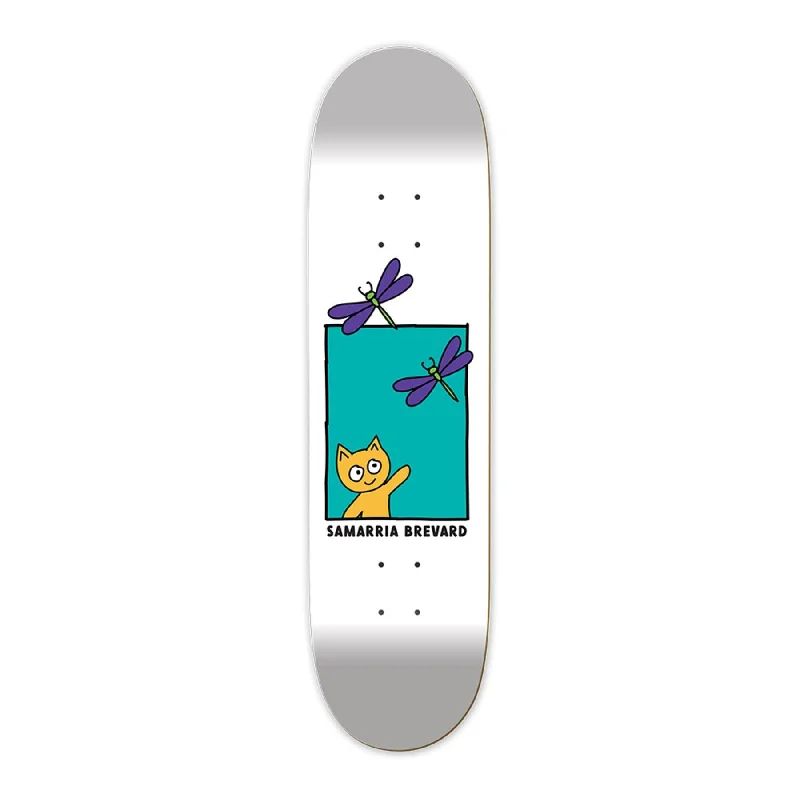 Skateboard Deck with Soft Flex-Meow Samarria Brevard Welcome Home Skateboard Deck 8.25"