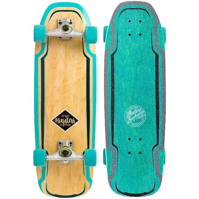 Skateboard for Big Riders-Mindless Surf Skate Skateboard Complete