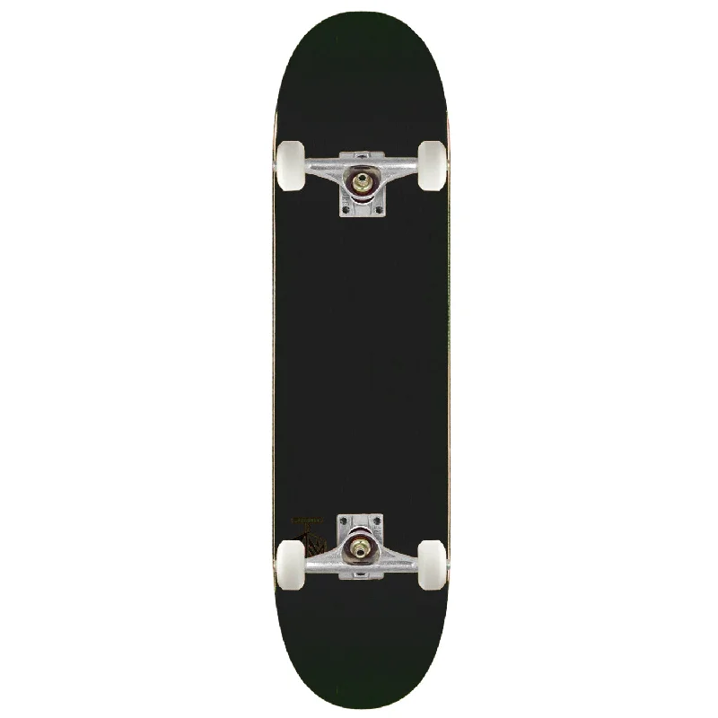 Skateboard with Pro-Grade Parts-Mini Logo Chevron Detonator Birch 15 Solid Complete Skateboard - Black - 8"