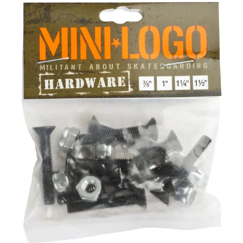 Skateboard Hardware With Maximum Hold-Mini Logo Hardware Bulk 7/8"