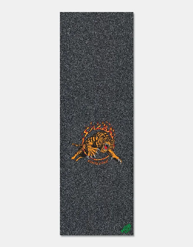 Skateboard Grip Tape with Smooth Finish-MOB x Santa Cruz Salba Tiger SM 11" Graphic Grip Tape Sheet