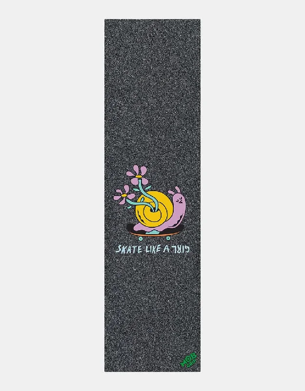 Skateboard Grip Tape for Vert Skating-MOB x Skate Like a Girl Snail 9" Graphic Grip Tape Sheet