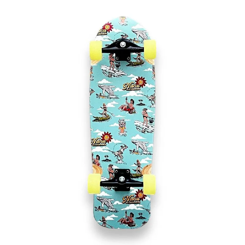 Skateboard with Low Trucks-NANA Lil Ripper Souvenir Mint 31" Complete Surfskate