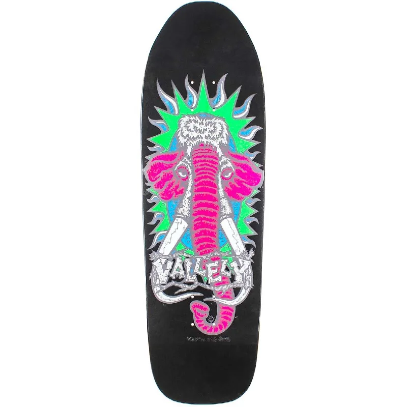 Skateboard Deck for Surf-Inspired Skating-New Deal Vallely Mammoth SP Skateboard Deck Neon 9.5"