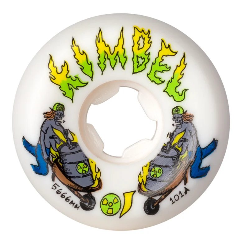 Skateboard Wheels for Beginners and Pros-OJ 56mm Kimbel Kegger Barrel Elite Mini Combo 101a Wheels