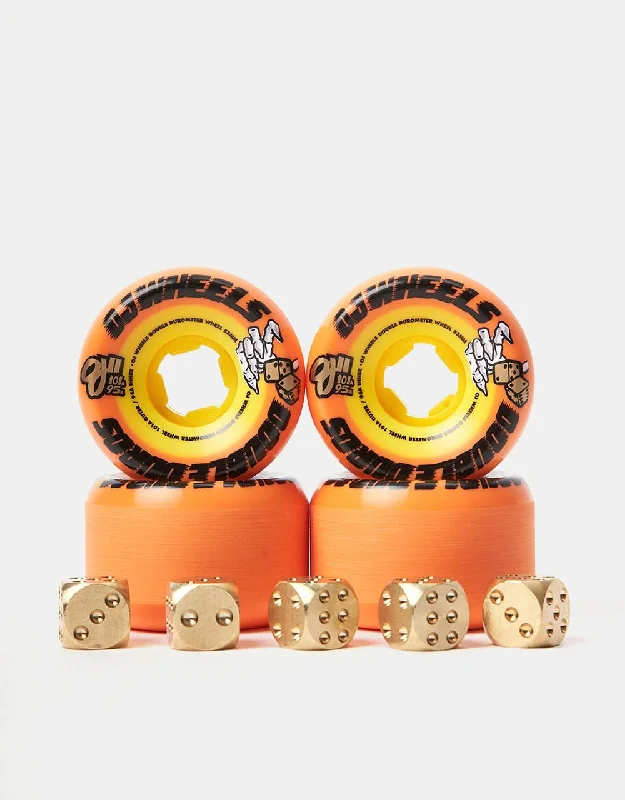 Skateboard Wheels with Extra Grip-OJ Double Duro 101a/95a Skateboard Wheels - 53mm