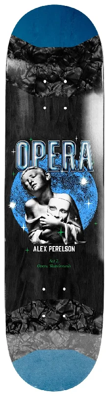 Skateboard Deck for Freeriding-Opera Alex Perelson - Grasp - EX7 Pop Slick Skateboard Deck Blue 8.38''