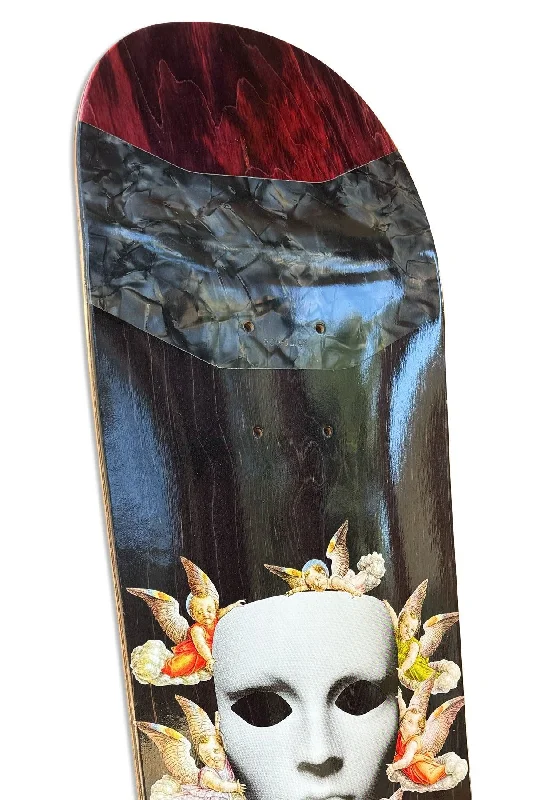 Skateboard Deck with Smooth Finish-Opera Cherub - Ex7 Pop Slick Multi Skateboard Deck - 8.25"