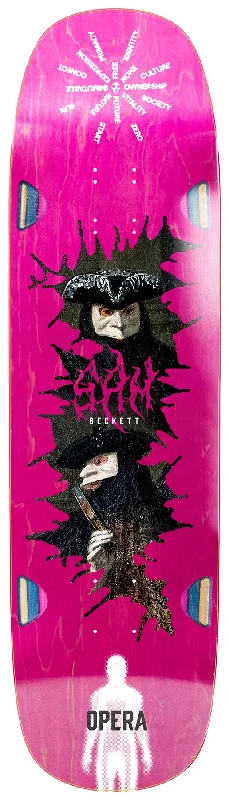 Skateboard Deck with Innovative Design-Opera Sam Beckett - Watching - EX7 Skateboard Deck Pink 8.75''