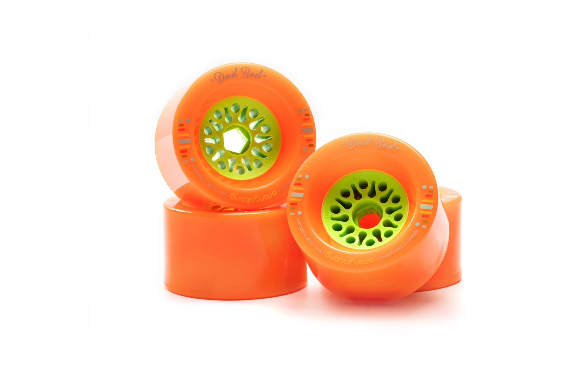 Skateboard Wheels for Lifestyle Riders-Orangatang Dad Bod 105mm Street Wheels