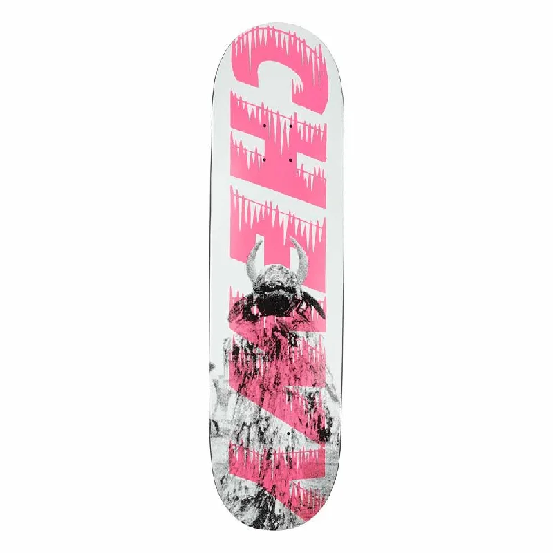 Skateboard Deck with Extra Flex-Palace Skateboards Chewy Cannon Pro Winter 24 White Skateboard Deck  8.37"