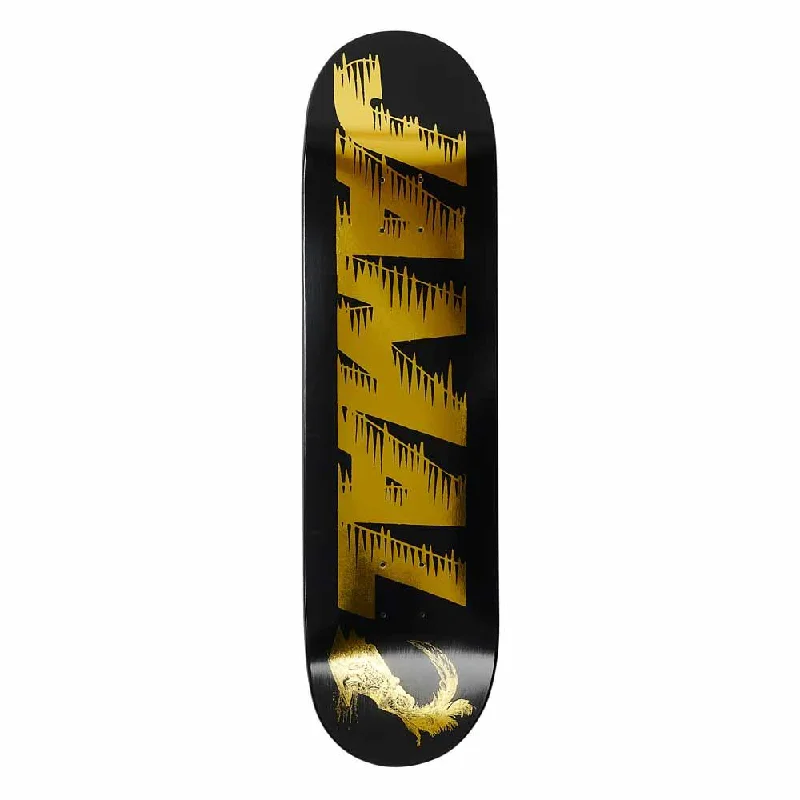 Skateboard Deck with Abstract Patterns-Palace Skateboards Jamal Smith Pro Winter 24 Black Skateboard Deck  8.25"