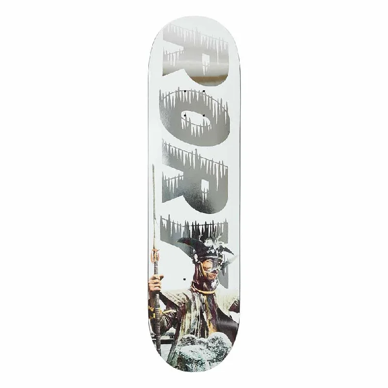 Skateboard Deck with Improved Control-Palace Skateboards Rory Milanes Winter 24 Pro White Skateboard Deck 8.06"