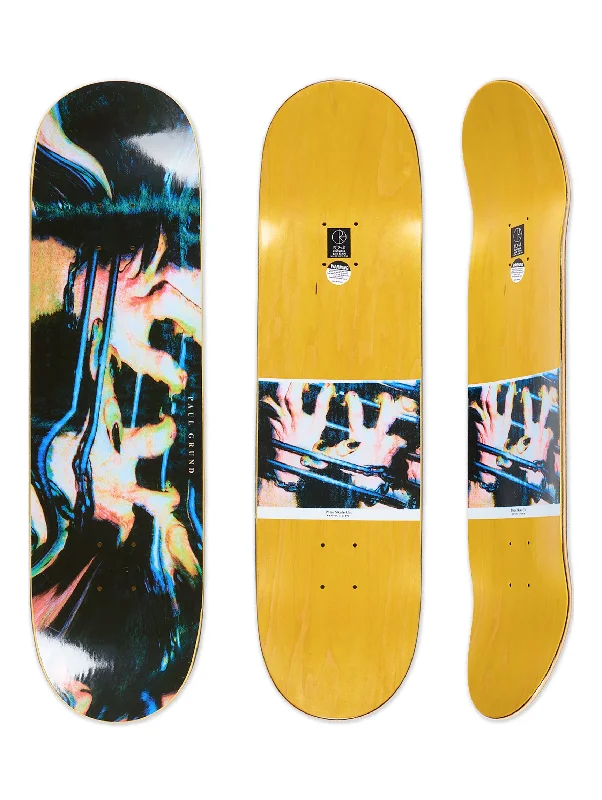 Skateboard Deck with Artistic Prints-Paul Grund Tweaked Hands | 8.625"