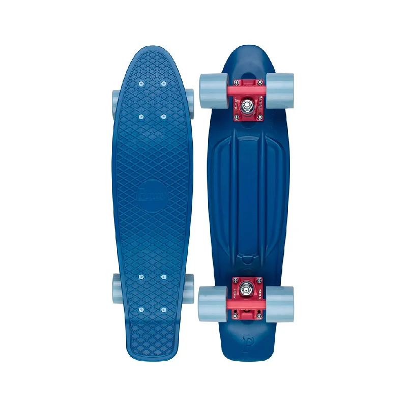 Skateboard for Streetwear Fans-Penny Skateboards Coral Sea Complete - 22" Deep Blue/Red/Blue