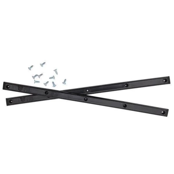 Heavy Base Trick Skateboard Rails-Pig Board Rails Black