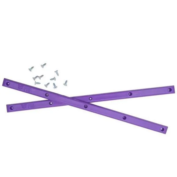 Smooth Surface Trick Skateboard Rails-Pig Board Rails Purple