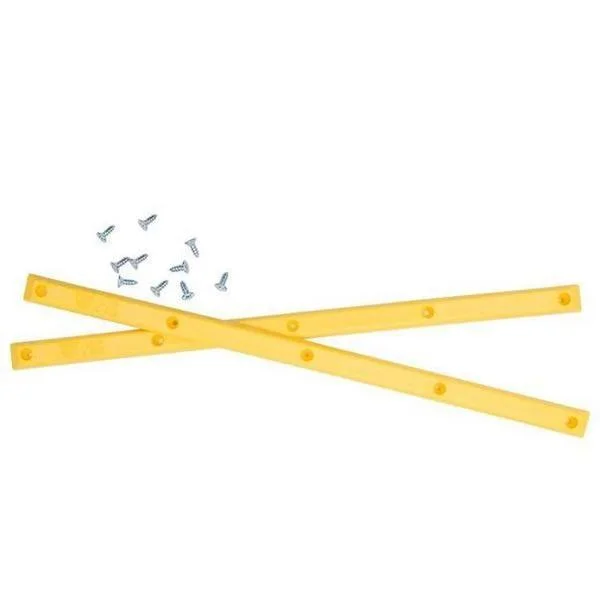 Skateboard Rails With Easy Mobility-Pig Board Rails Yellow