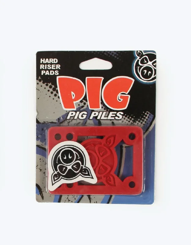 Shockproof Skateboard Hardware-Pig Hard 1/8" Riser Pads