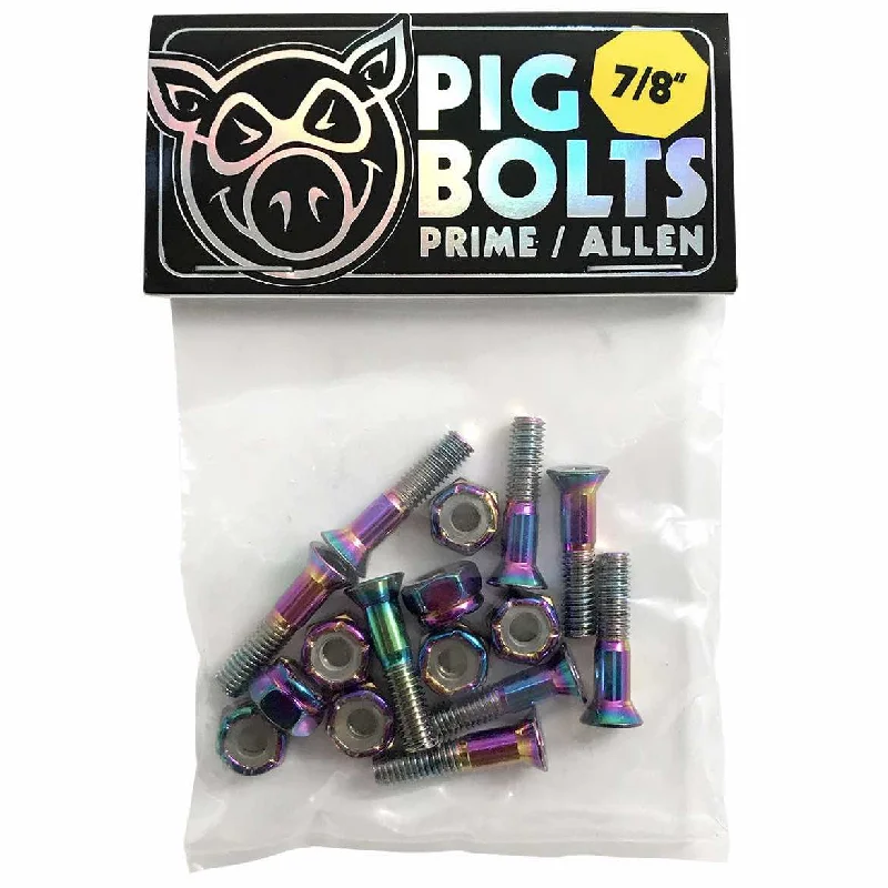 Skateboard Hardware With Extra Length-PIG - PRIME 1" ALLEN HARWARE HOLOGRAPHIC