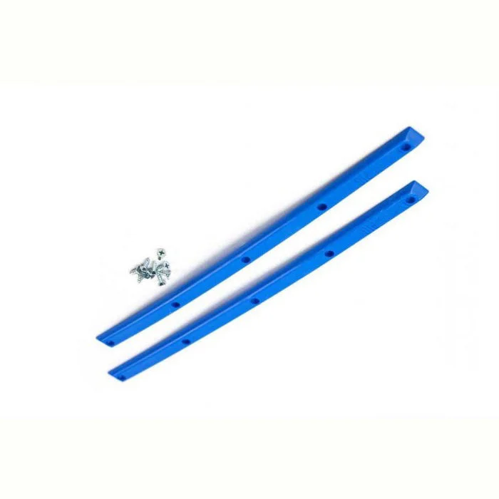 Skateboard Rails For Ramps-Pig Wheels Blue Skateboard Rails