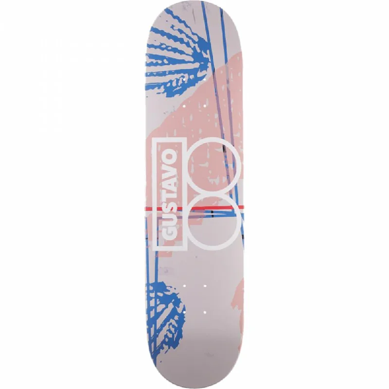 Skateboard Deck with Reinforced Nose & Tail-Plan B Gustavo Mixed Media 7.75" Skateboard Deck