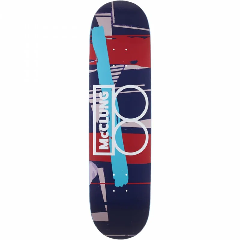 Skateboard Deck with High Resilience-Plan B Mcclung Mixed Media 8.25" Skateboard Deck