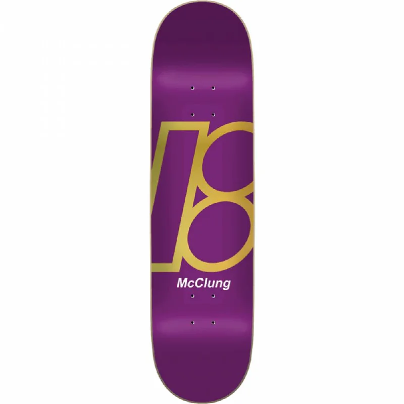 Skateboard Deck for Tight Turns-Plan B Mcclung Team Foil 8.25" Skateboard Deck