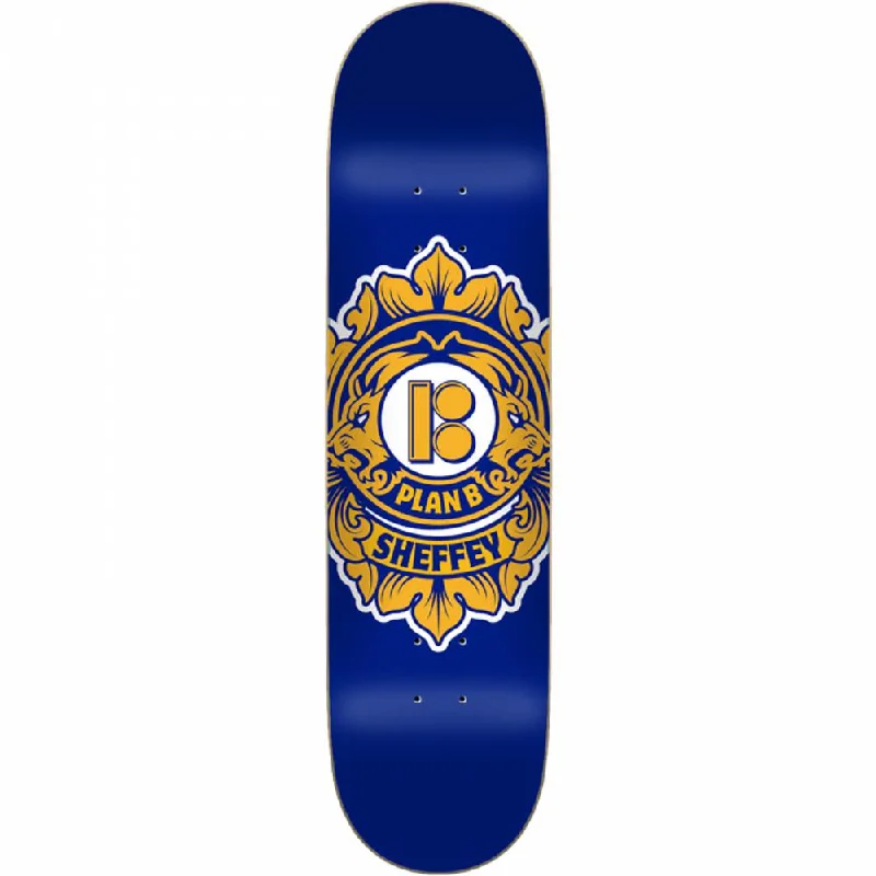 Skateboard Deck with Custom Engraving-Plan B Sean Sheffey Lions 8.25" Skatebard Deck