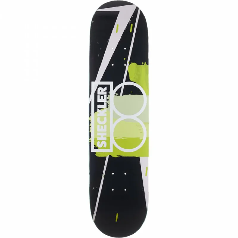 Skateboard Deck with High-Quality Veneers-Plan B Sheckler Mixed Media 8.25" Skateboard Deck