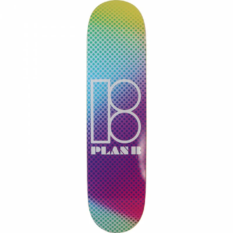 Skateboard Deck with Grip Tape-Plan B Spots 8.0" Skateboard Deck