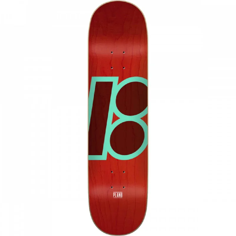 Beginner Skateboard Deck-Plan B Stained 8.12" Skateboard Deck