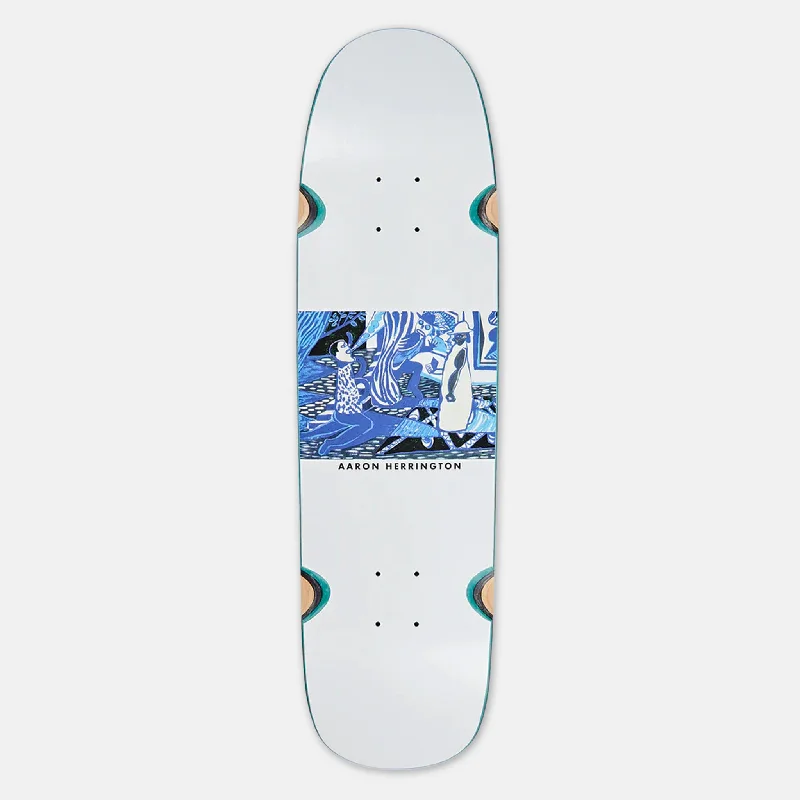 Skateboard Deck with Geometric Designs-Polar Skate Co. - 8.625" P9 Aaron Herrington Serenade Skateboard Deck