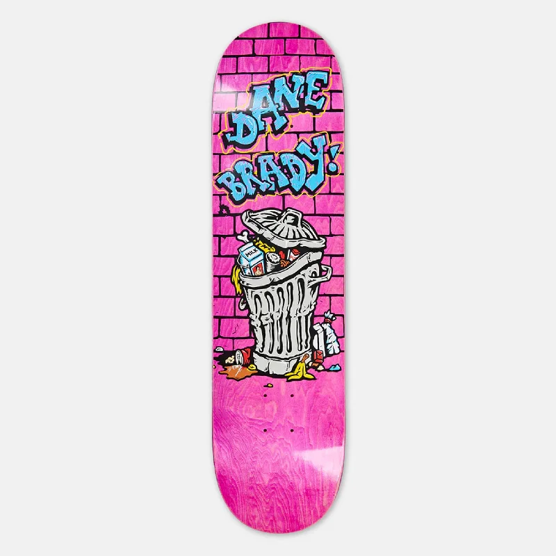 Skateboard Deck with Refined Balance-Polar Skate Co. - 9.0" Dane Brady Trash Can Skateboard Deck - Various Stains