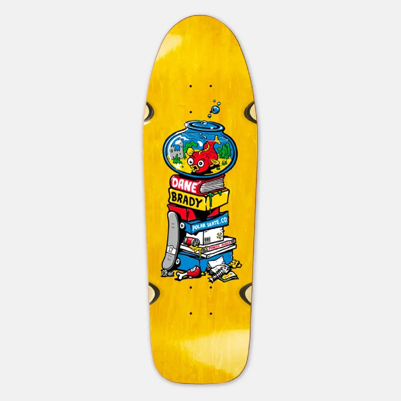 Adults' Skateboard Deck-Polar Skate Co. - 9.75" DANE1 Dane Brady Fish Bowl Skateboard Deck - Various Stains