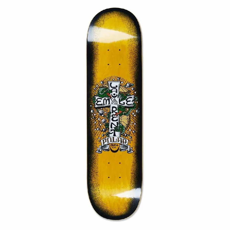 Skateboard Deck for Fun & Entertainment-Polar Skateboards Emile Laurent Turtle Town Skateboard Deck 8.5" Short