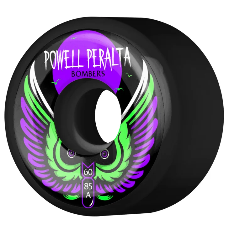 Skateboard Wheels with Modern Aesthetics-Powell Peralta Bomber 3 Wheels 60mm 85a