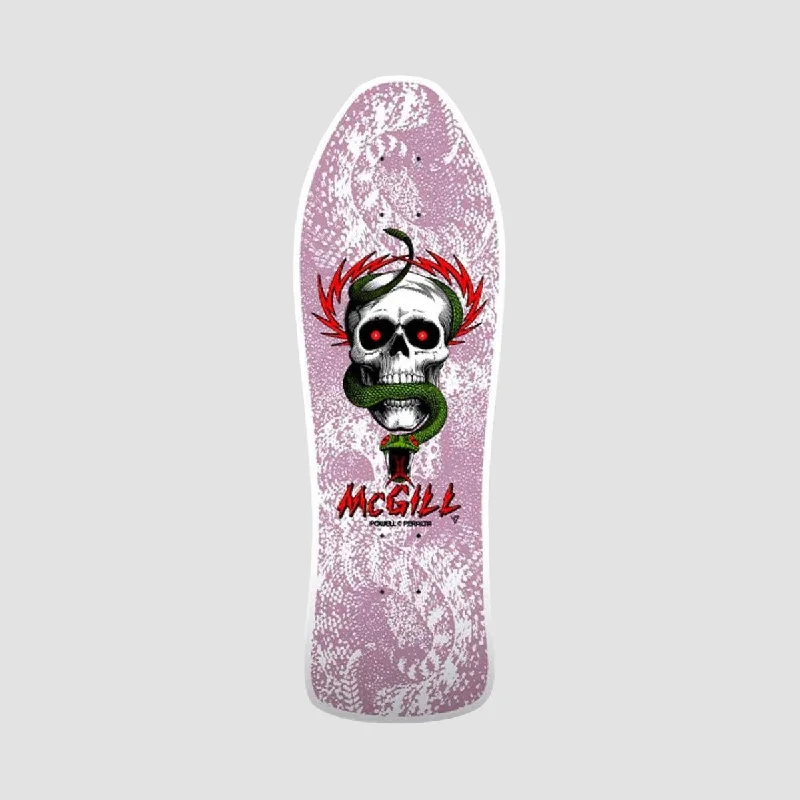 Skateboard Deck with Personalized Custom Art-Powell Peralta Bones Brigade Series 15 Mike McGill Skateboard Deck White - 10"