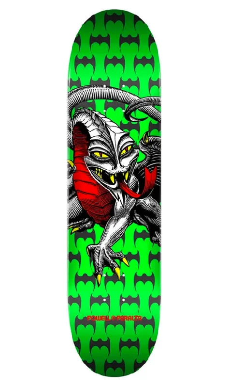 Skateboard Deck for Daily Commutes-Powell Peralta Cab Dragon Green Deck 7.5in